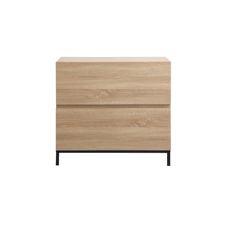 Elegant Decor 32 Inch Lateral File Cabinet In Mango Wood AF110532MW